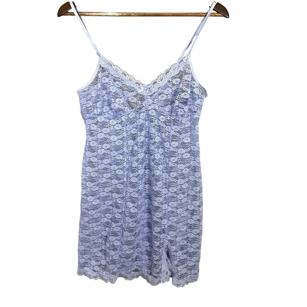 APT.9 Purple Lace Babydoll Top Womens Medium Coquette Fairy Y2K Indie Layering